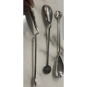 English Sterling Silver Levi & Salamon Birmingham Cochlearium Spoon Arts Crafts